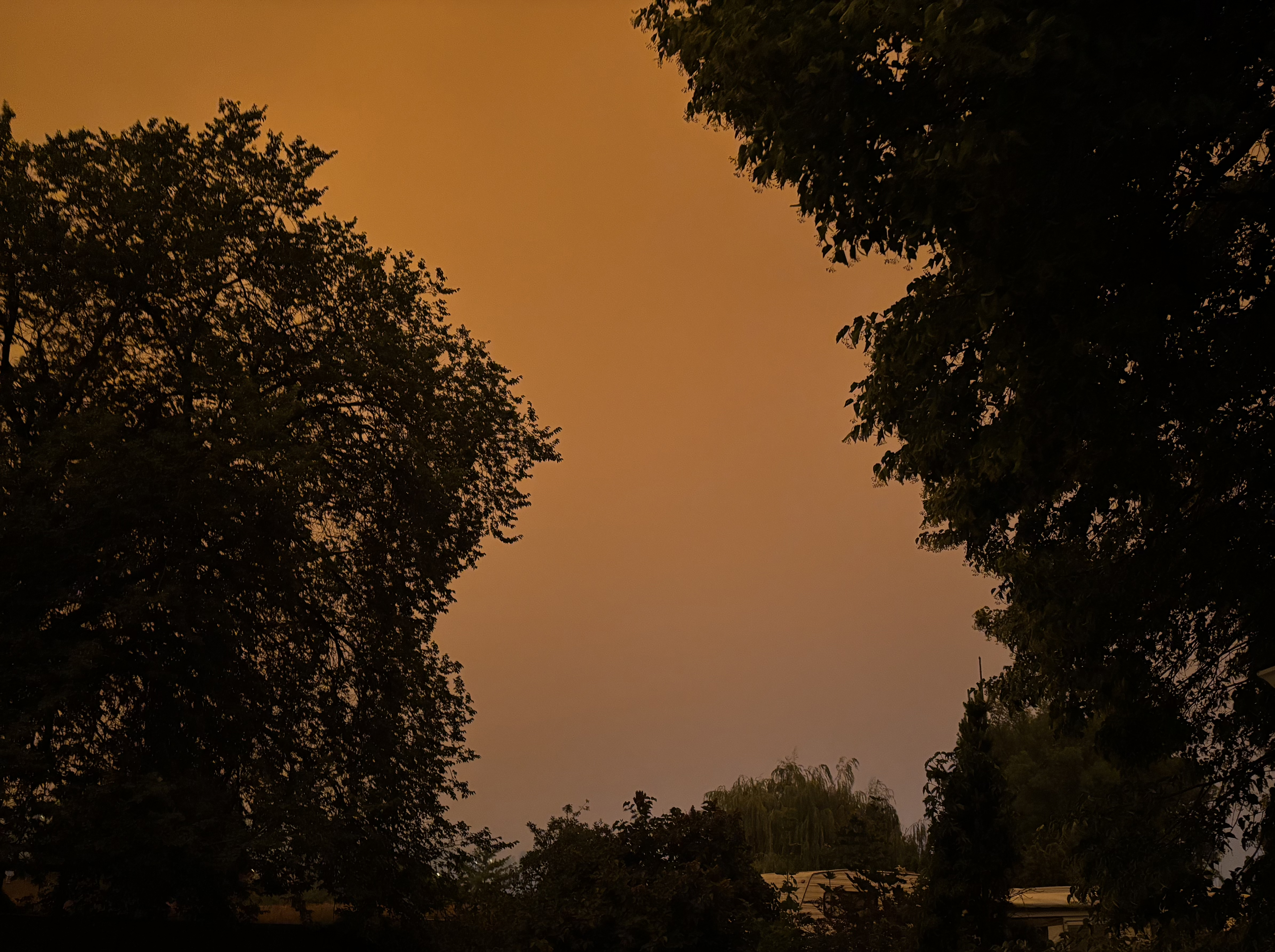 Figure 2. Photograph of the Kamloops sky at 6:45 p.m. PT on July 7, 2026.